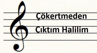 Çökertmeden Çıktım Halilim Türküsü Sözü